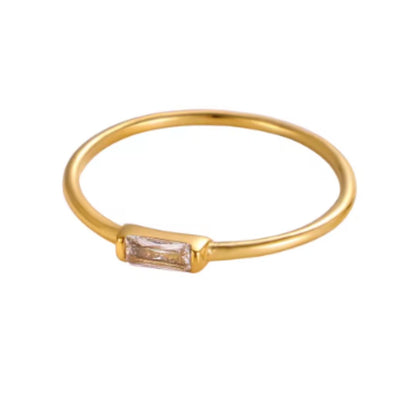 NASCERA - 14K plated Birthstone Rings